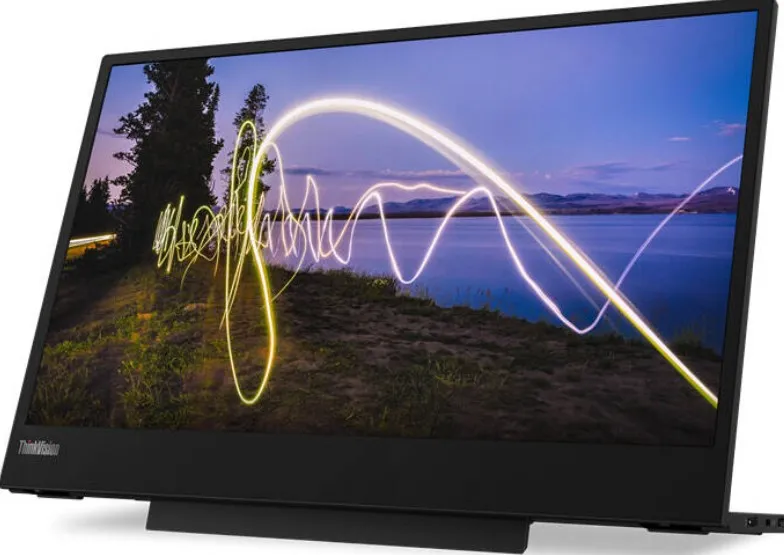Lenovo ThinkVision M15 Portable Monitor, 15.6" FHD IPS Display, 6ns Response Time, 250nit Brightness,VESA Mount CompatibilityTilt, Height Adjust Stand, 2x USB-C Black | 62CAUAT1WL 4