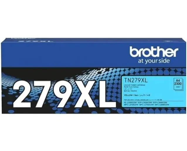Brother TN-279XL Cyan Toner Cartridge – Genuine High Yield Colour Laser Toner – ~2,300 Pages