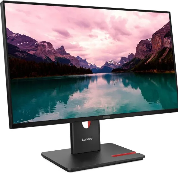 Lenovo ThinkVision T24-40 Monitor, 24" IPS Display, FHD Resolution, 120Hz Refresh Rate, 4ms Response Time, 16.7m Color Display, Flicker Free & Anti-Glare, Raven Black | 64A4MATXUK / 64A4MAT2AE