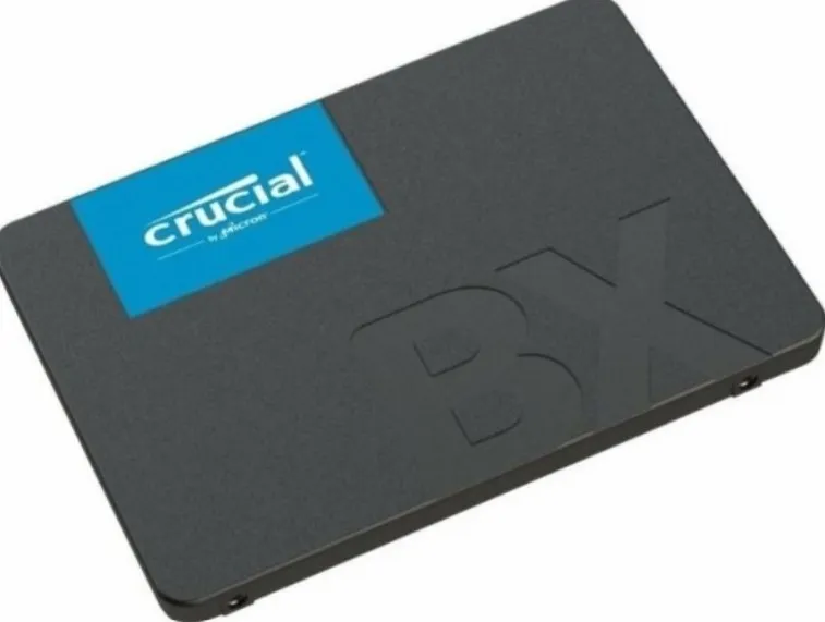 Crucial BX500 SATA 2.5" Internal SSD, 1TB Capacity, 540 Mb/s Sequential Read, 500 Mb/s Sequential Write, 360TB TBW SSD Endurance, Black | CT1000BX500SSD1 3