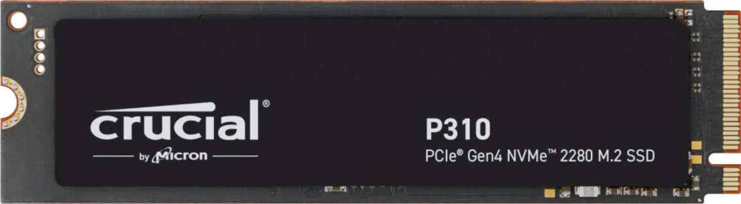 Crucial P310 1TB PCIe Gen4 NVMe 2280 M.2 SSD, PCIe Gen 4 x4 speeds 7100MB/s Read, 6000MB/s Write, M.2 2280 Form Factor, 1TB Capacity | CT1000P310SSD8