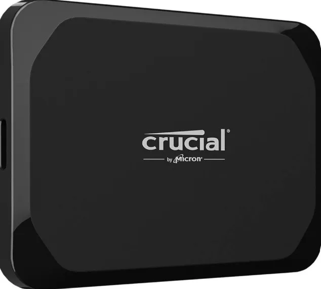 Crucial X9 Portable SSD, 2TB Capacity, 1050 MB/s Sequential Read, USB 3.2 Gen-2 (10Gb/s) Interface, Black | CT2000X9SSD9
