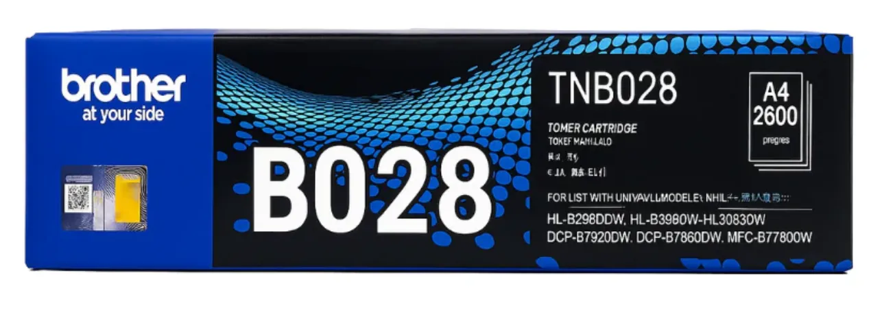 Brother TN-B028 Black Toner Cartridge – Genuine Standard Yield “Toner Box” – ~2,600 Pages