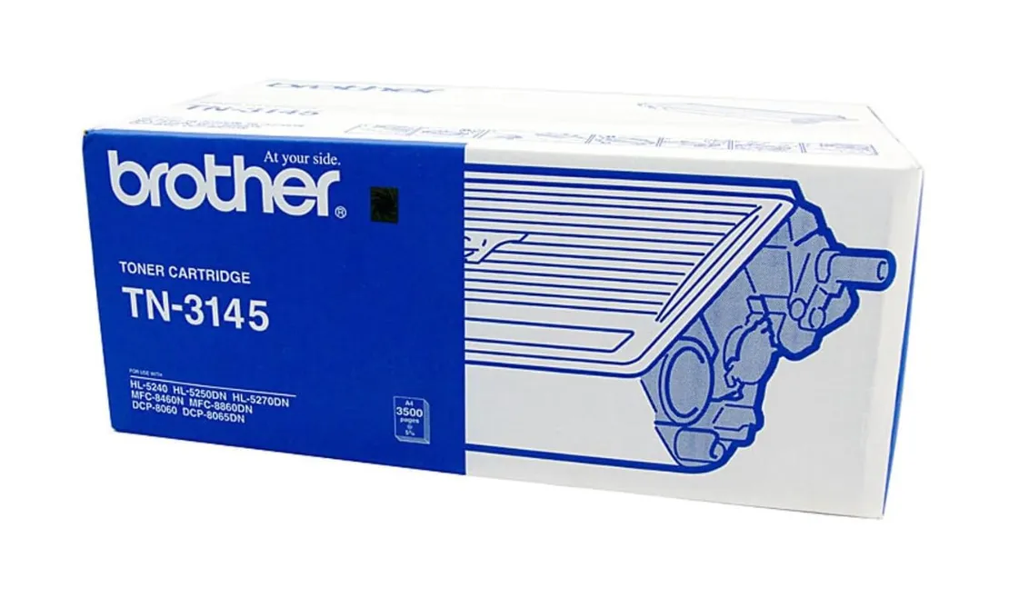 Brother TN-3145 Black Toner Cartridge – Genuine Standard Yield Laser Toner – Up to 3,500 Pages