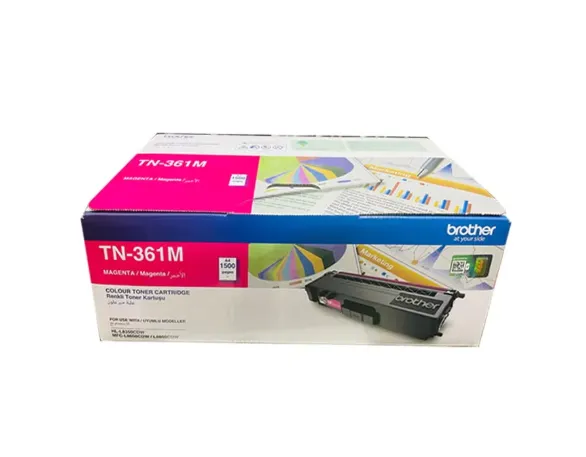 Brother TN-361M Magenta Toner Cartridge – Genuine Standard Yield Colour Laser Toner – ~1,500 Pages