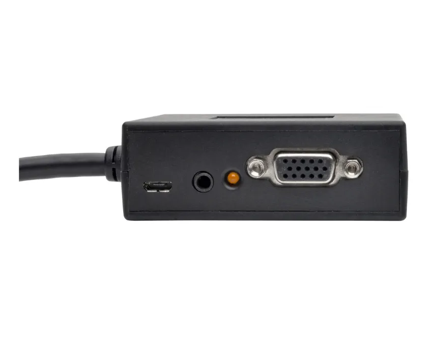 Tripp Lite P131-06N-2VA-U HDMI to Dual VGA + Audio Adapter – 6in (15.24cm) – HDMI Male to Dual VGA Female
