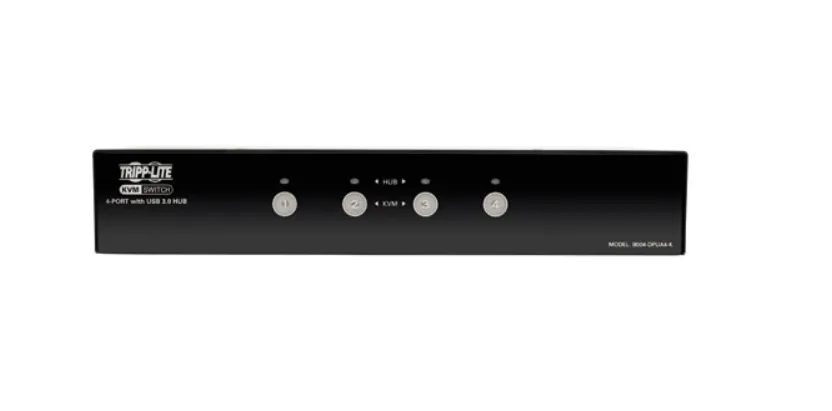 Tripp Lite B004-DPUA4-K 4-Port DisplayPort KVM Switch with USB 3.0 SuperSpeed Hub & Audio 2