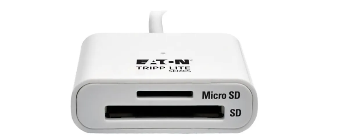 Tripp Lite U352-06N-SD USB 3.2 Gen 1 SuperSpeed SD/MicroSD Memory Card Reader – 5Gbps 3