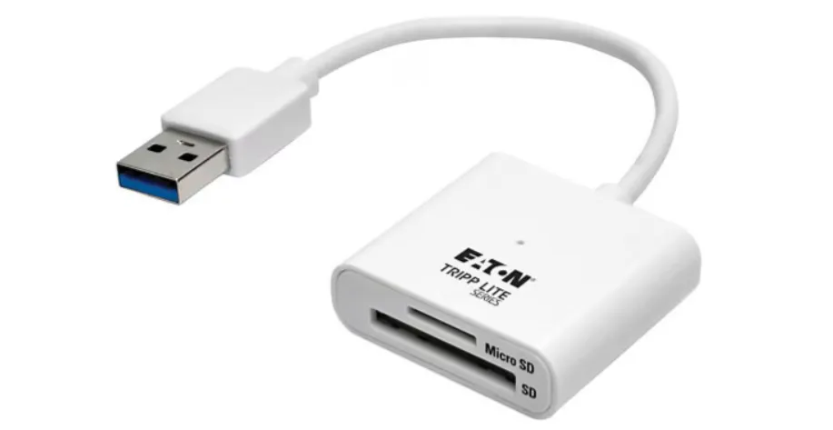 Tripp Lite U352-06N-SD USB 3.2 Gen 1 SuperSpeed SD/MicroSD Memory Card Reader – 5Gbps