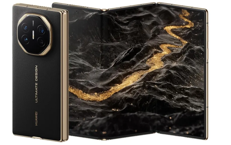 HUAWEI Mate XT Super Slim Tri-Fold Design Smartphone, 16GB+512GB, Advanced Precision Hinge System, Ultra Aperture XMAGE Camera, 10.2-inch Hi-Res HUAWEI X-True Display + MultiView in One, Black (TDRA Version)