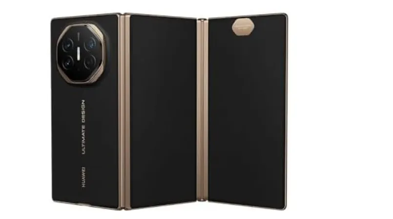 HUAWEI Mate XT Super Slim Tri-Fold Design Smartphone, 16GB+512GB, Advanced Precision Hinge System, Ultra Aperture XMAGE Camera, 10.2-inch Hi-Res HUAWEI X-True Display + MultiView in One, Black (TDRA Version)