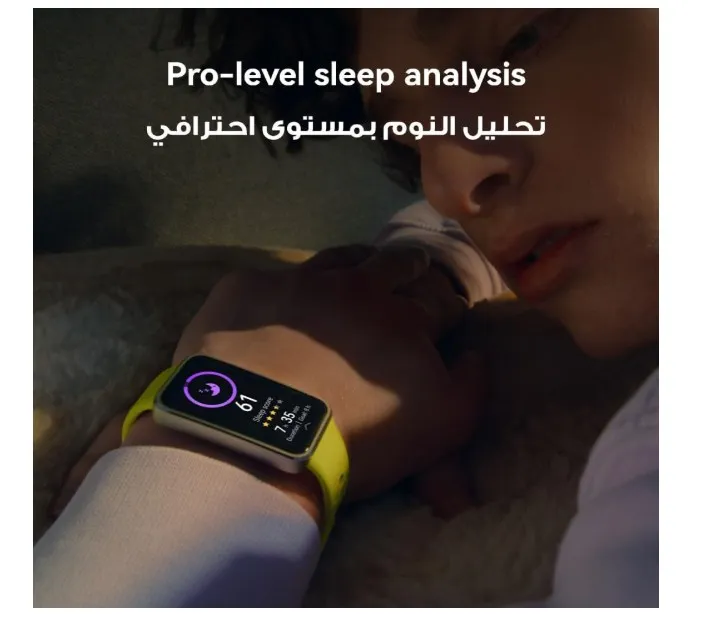 HUAWEI Band 10 Smart Watch, Metallic Design and Comfortable Wearing, Pro-level Sleep Analysis, Emotional Health Aid, 100 Workout Modes, Robust Battery Life, IOS and Android, Black 3