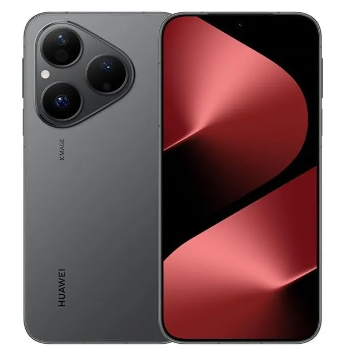 HUAWEI Pura 80 Smartphone 12GB+256GB, Frosted Glass and Flat-edge Design, Ultra Chroma XMAGE Camera, AI Noise Cancellation, Large Battery of 5170 mAh and Dual HUAWEI SuperCharge, Frosted Black