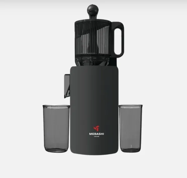 Mebashi ME-SJ3070 Slow Juicer, 250W DC Motor, 120mm Wide Feeding Chute, 45–70 RPM, Dark Grey