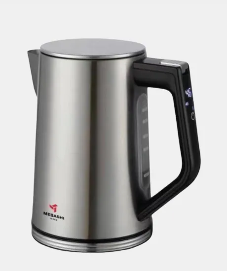 Mebashi ME-KT1110 Electric Kettle with Digital Gauge, 1.7L, Stainless Steel, 850–2200W