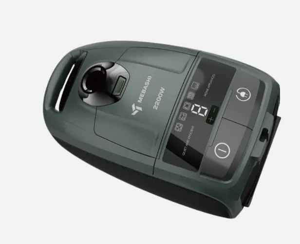 Mebashi ME-VC3001 Vacuum Cleaner with Digital Control Panel, 5L Dust Bag, 2200W, Green