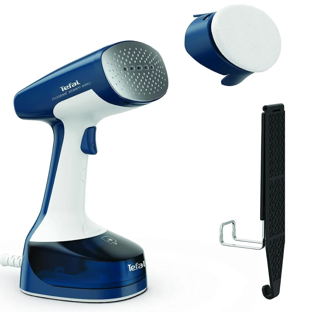 Tefal Access Steam Easy Handheld Garment Steamer DT7130G0 – 1400W, 25g/min Steam Output, 15-Second Heat-Up, 150ml Tank, Blue & White