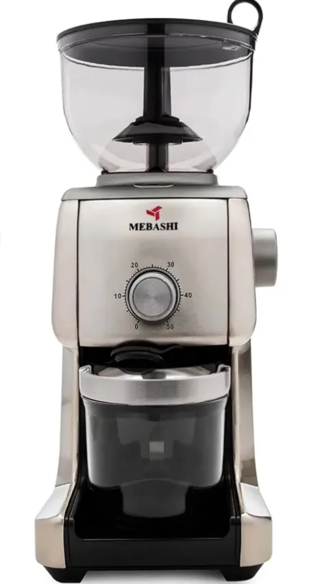Mebashi ME-CG2290 Stainless Steel Conical Burr Coffee Grinder, 400g, 130W