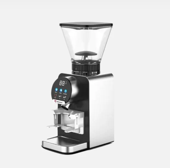 Mebashi ME-CG2307SS Digital Touch Screen Coffee Grinder, 180W, 380g, 24 Grind Settings, Stainless Steel