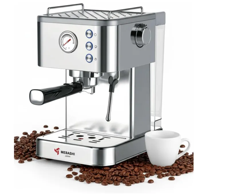 Mebashi ME-ECM2048 Espresso Coffee Machine, 20 Bar, 1.5L, Stainless Steel 2