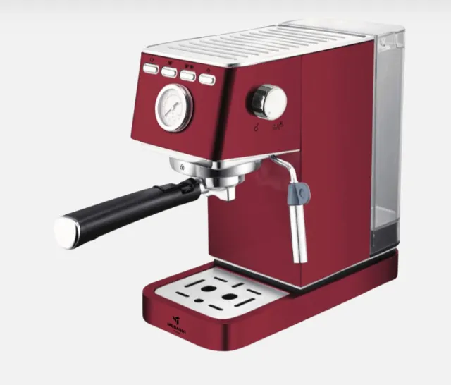 Mebashi ME-ECM2023 STEEL Espresso Coffee Machine, 20 Bar, 1.4L, Stainless Steel