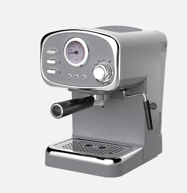 Mebashi ME-ECM2010 GRY Espresso Coffee Machine, 20 Bar, 1.5L, Grey