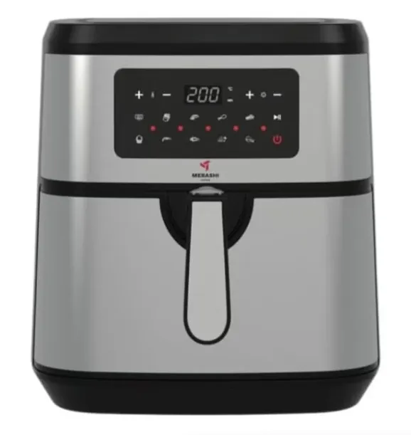 Mebashi ME-AF987 (V2) Digital Touch Screen Air Fryer, 9.2L, 1800W, Black/Stainless Steel