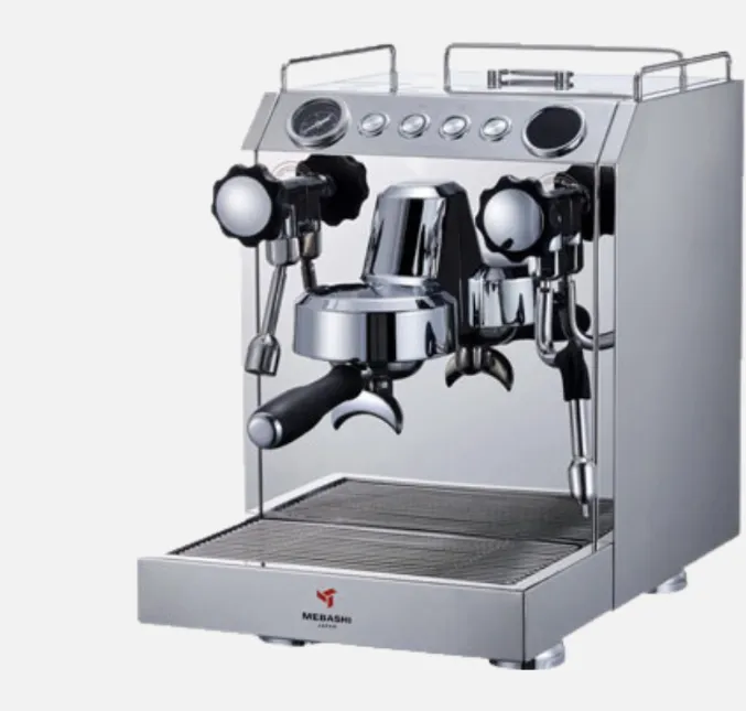 Mebashi ME-CCM2055 Commercial Dual Boiler Coffee Machine, 2.5L, 15 Bar, 2700W, Stainless Steel