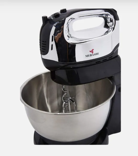 Mebashi ME-SBM1002 Stand Bowl Mixer, 4.5L, 350W, 5 Speeds, Black/Silver 3