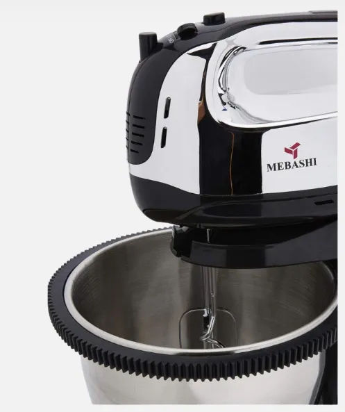 Mebashi ME-SBM1003 Rotatable Stand Bowl Mixer, 3L, 300W, 5 Speeds, Black/Silver 2