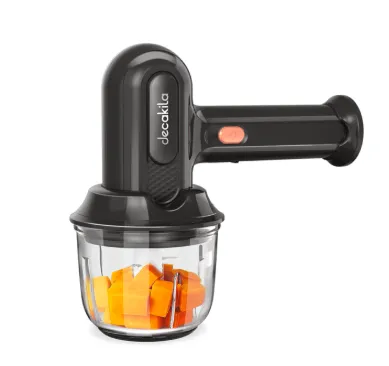 DECAKILA KMMX019G Cordless Hand Mixer with 0.3L Glass Chopping Bowl, 25W, 3 Speeds, Green