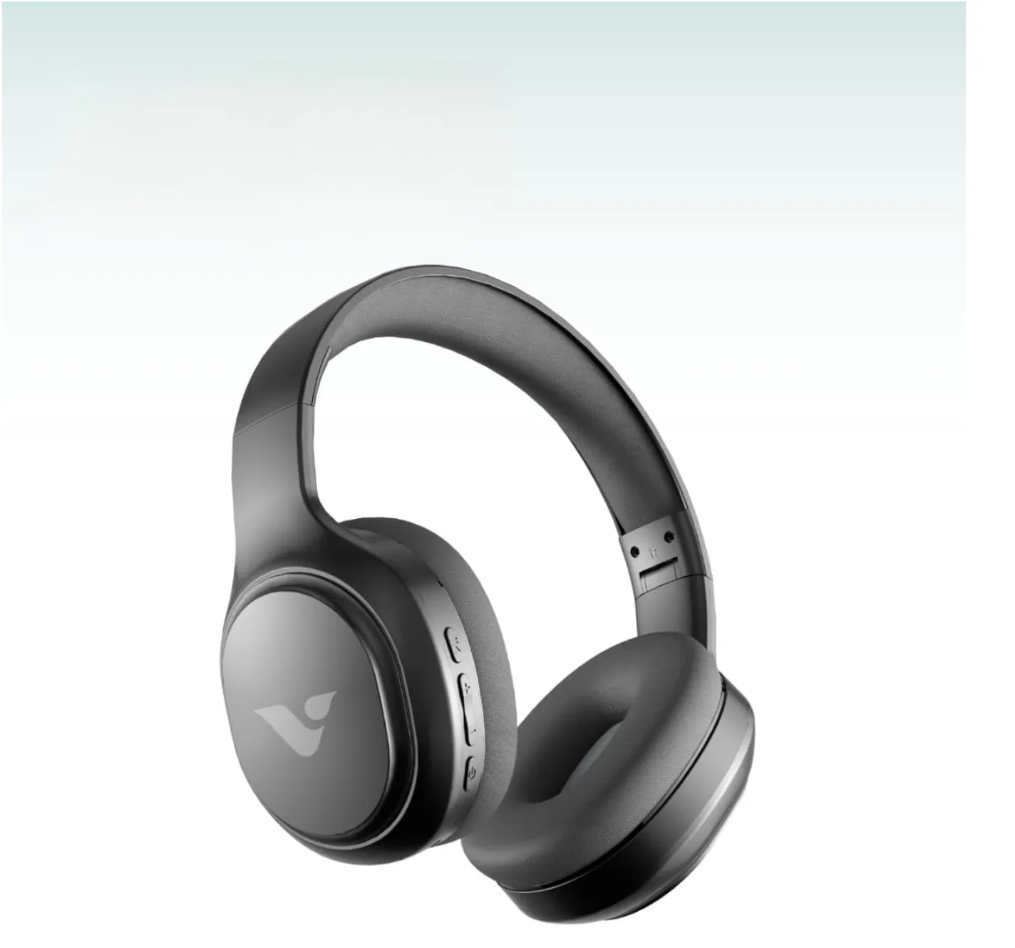 LEVORE Bluetooth Headphones LHB53-BK | Wireless Over-Ear Headset with Deep Bass, Built-in Mic, Long Battery Life & Comfortable Design – Black