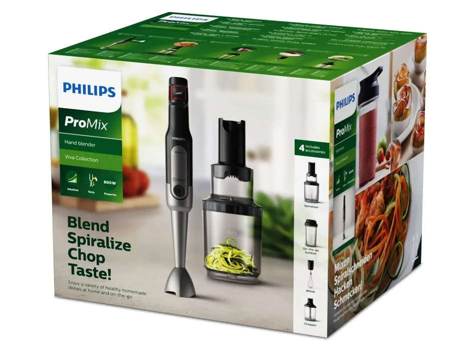 Philips Viva Collection HR2657/90 Blender Stainless Steel - Blenders (Stainless Steel, China, Stainless Steel, 800 W)