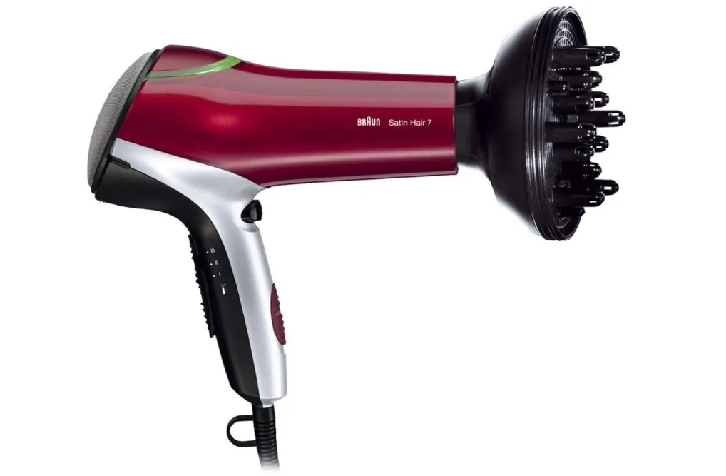 Braun Satin Hair 7 Colour dryer HD770 with Colour Saver technology and diffuser