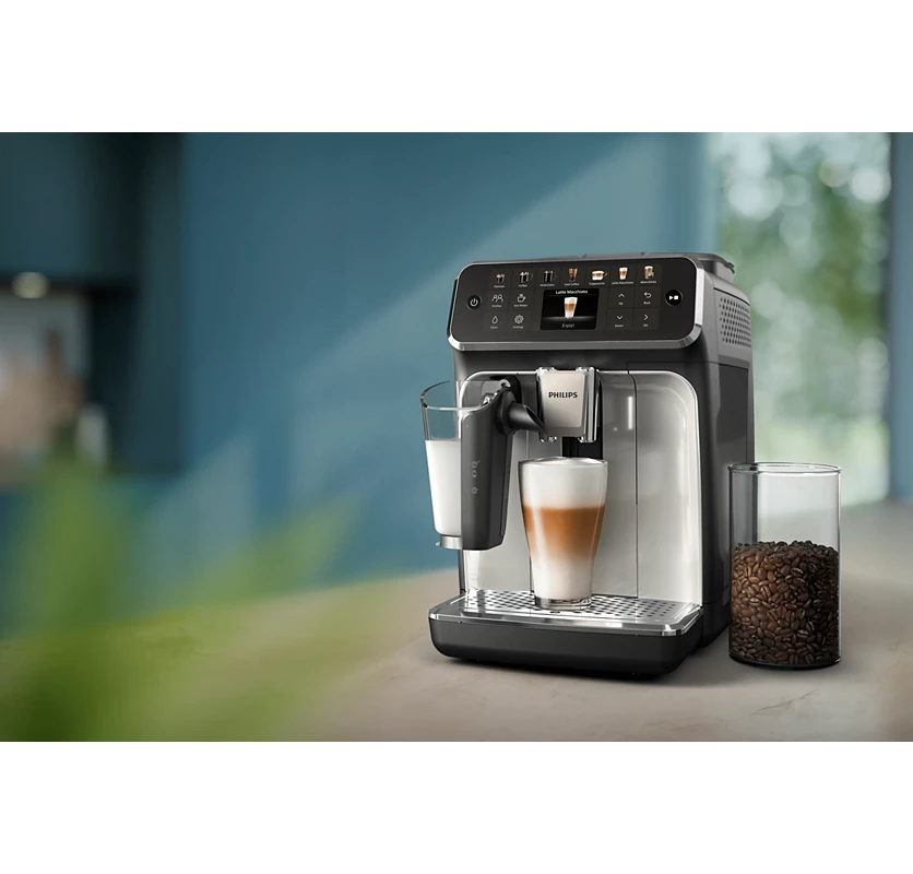 Philips Series 4400 Fully Automatic Espresso Machine EP4446/70 (Black)