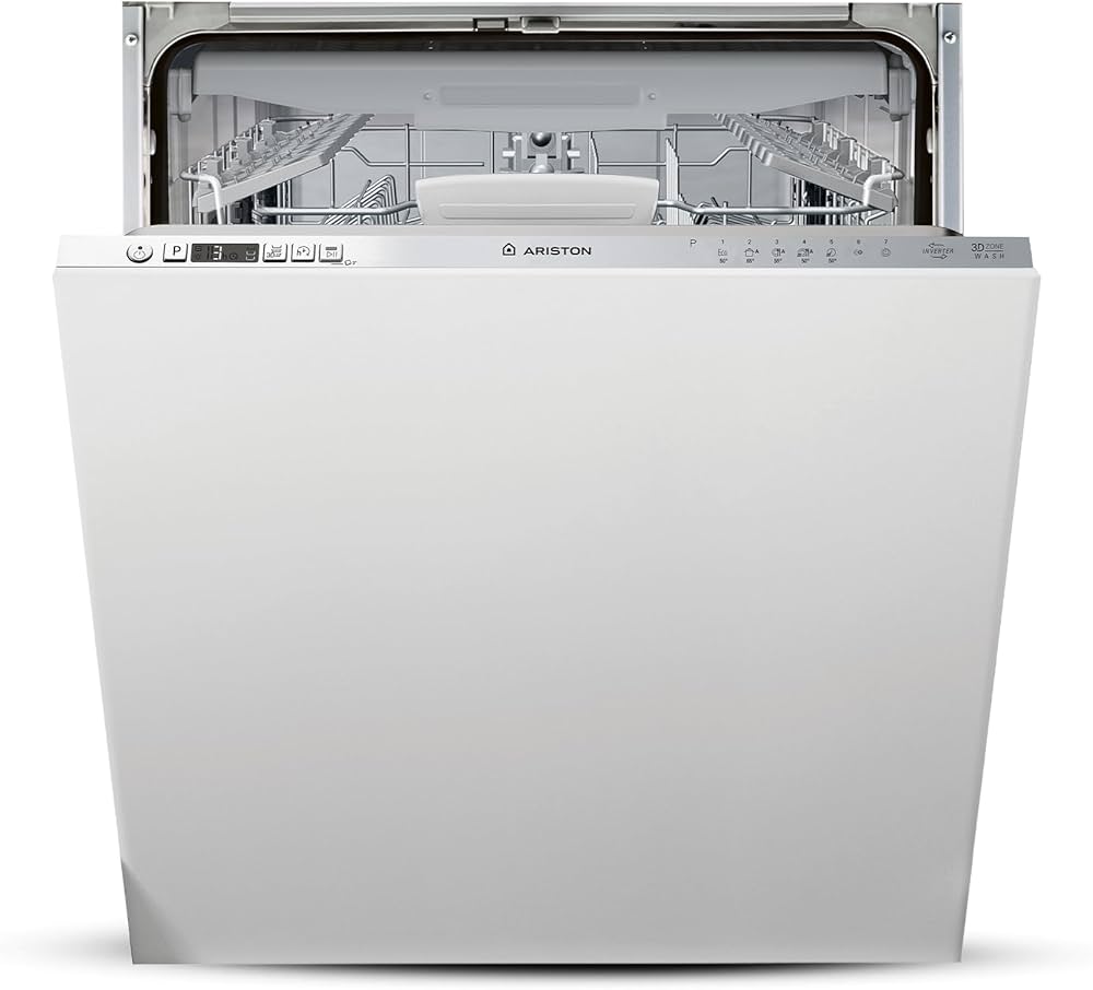 Ariston Built-in 60cm Fully Integrated Dishwasher 14 Place Settings – LIC3C26WF (Silver)