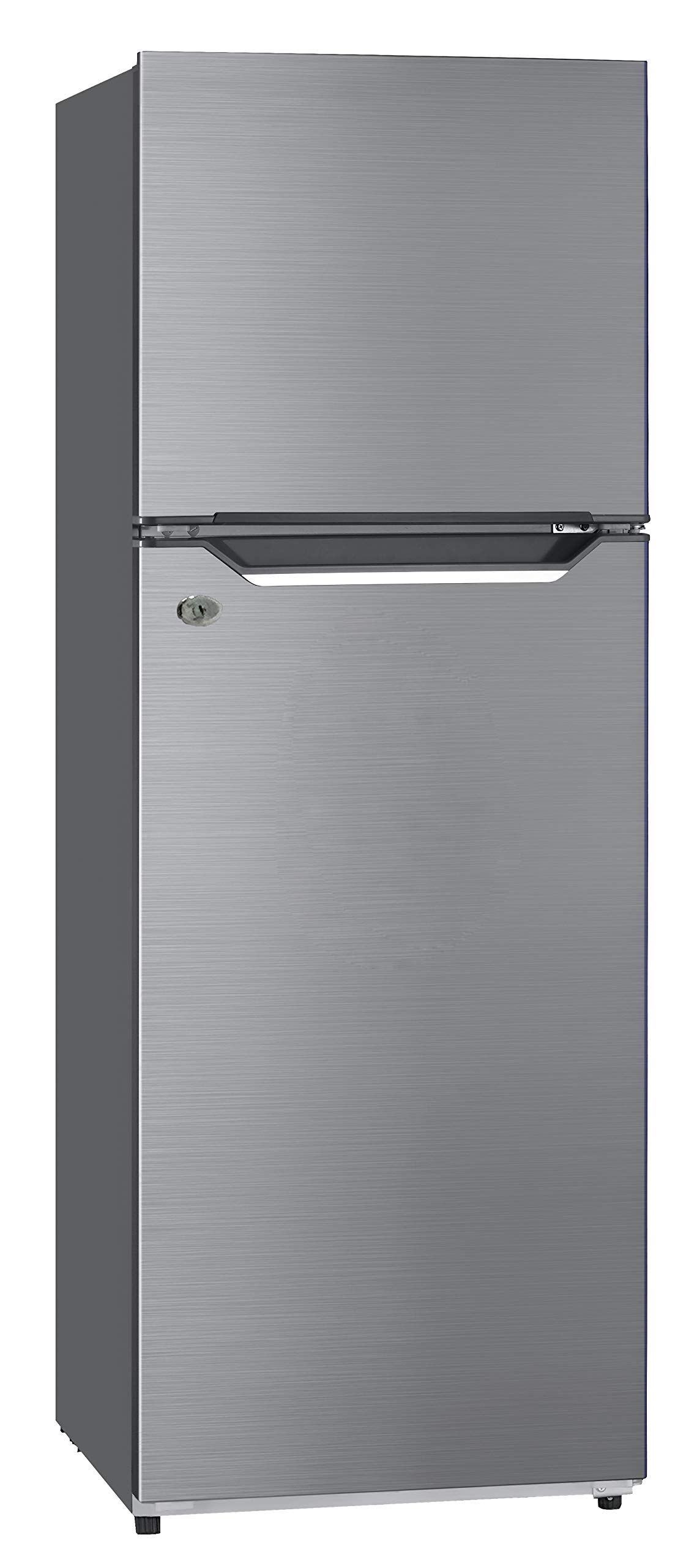Sharp SJ-HM440-HS3 Top-Mount Double-Door Refrigerator, 440L Gross / 334L Net Capacity, No Frost Cooling, Manual Temperature Control, Glass Shelves, Vegetable Crisper, LED Interior Light, Inox Silver