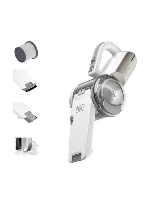BLACK+DECKER Cordless Handheld Vacuum Cleaner 14.4V 1.5Ah Li-Ion – PV1420L-B5 (White/Grey)