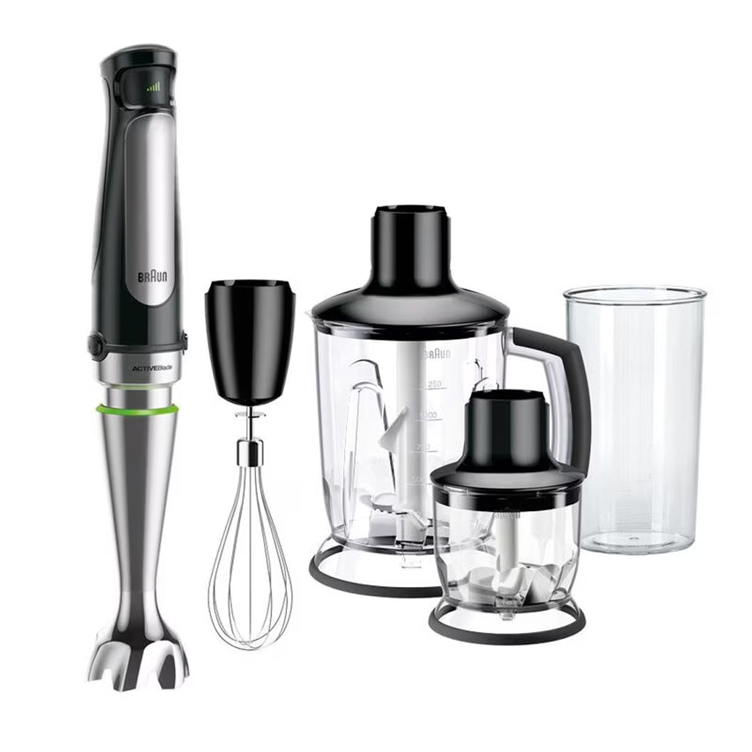 Braun MultiQuick 7 Hand Blender 1000W – MQ7045X (Silver/Black)