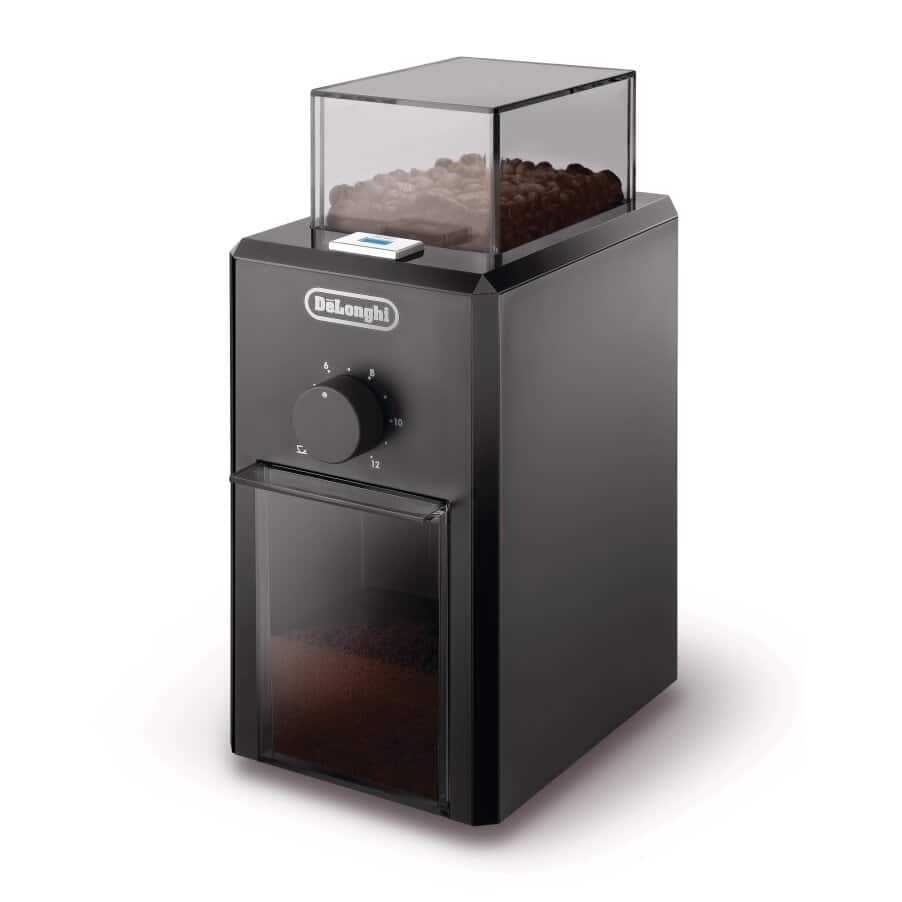 De'Longhi Burr Coffee Grinder with Fineness Selector – KG79 (Black)