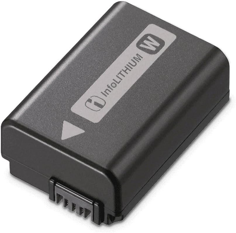 Sony NP-FW50 W-Series Rechargeable Lithium-Ion Camera Battery Pack, Compact High-Capacity Battery for Compatible Sony Alpha & NEX Cameras – NP-FW50
