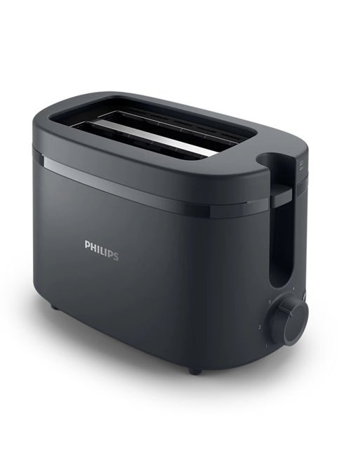 Philips 1000 Series 2-Slice Toaster with 6 Browning Settings, Wide Slots, 650 W HD2510/90/91 Grey