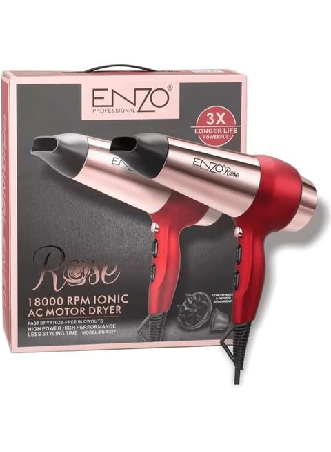 ENZO Professional Hair Styling – EN-8227 Ionic Hair Dryer