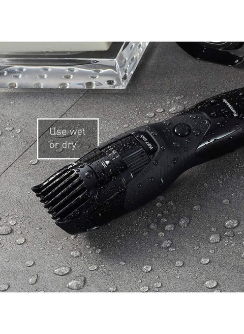 Panasonic Wet & Dry Electric Beard Trimmer for Men with 19 Cutting Lengths, ER-GB42 (Black)