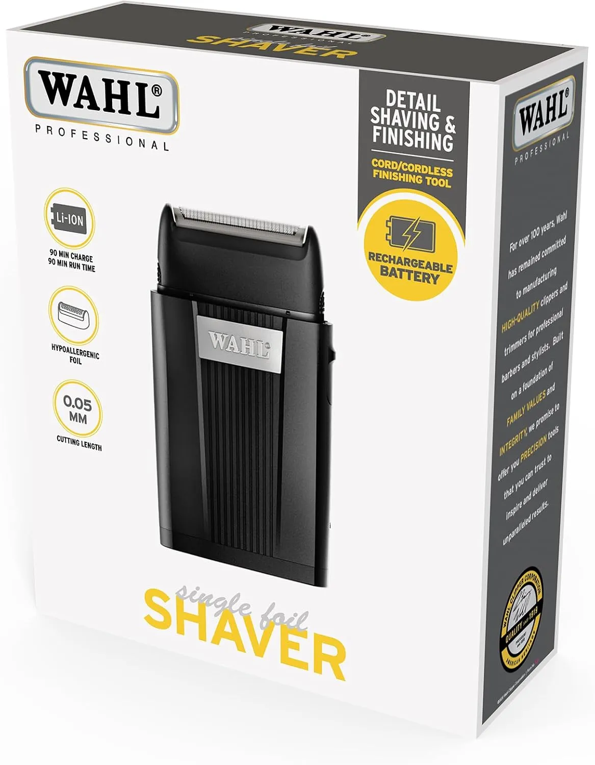 Wahl Super Close Shaver - Electric Shaver for Precision Gradients, Close Cut and Shave in Scalp