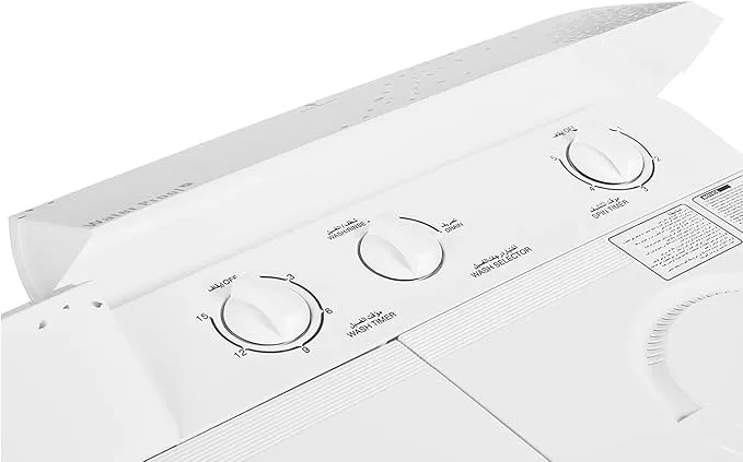 Super General 7Kg Twin Tub Semi-Automatic Washing Machine With Lint Filter & Spin Dry SGW77N White 4
