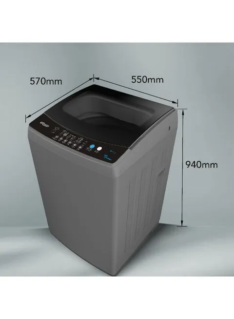 Super General 8.5Kg Fully Automatic Top Load Washing Machine 680 RPM With 8 Programs, Soft Close Glass Lid, LED Display, Auto Balance & Drum Clean SGW852S Black 4