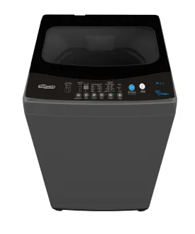 Super General 8.5Kg Fully Automatic Top Load Washing Machine 680 RPM With 8 Programs, Soft Close Glass Lid, LED Display, Auto Balance & Drum Clean SGW852S Black