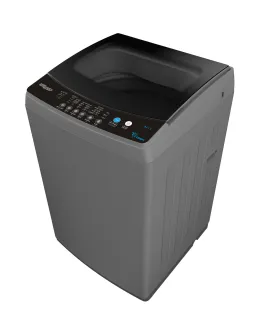 Super General 8.5Kg Fully Automatic Top Load Washing Machine 680 RPM With 8 Programs, Soft Close Glass Lid, LED Display, Auto Balance & Drum Clean SGW852S Black