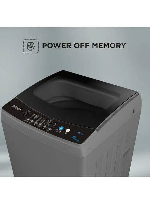 Super General 8.5Kg Fully Automatic Top Load Washing Machine 680 RPM With 8 Programs, Soft Close Glass Lid, LED Display, Auto Balance & Drum Clean SGW852S Black 5